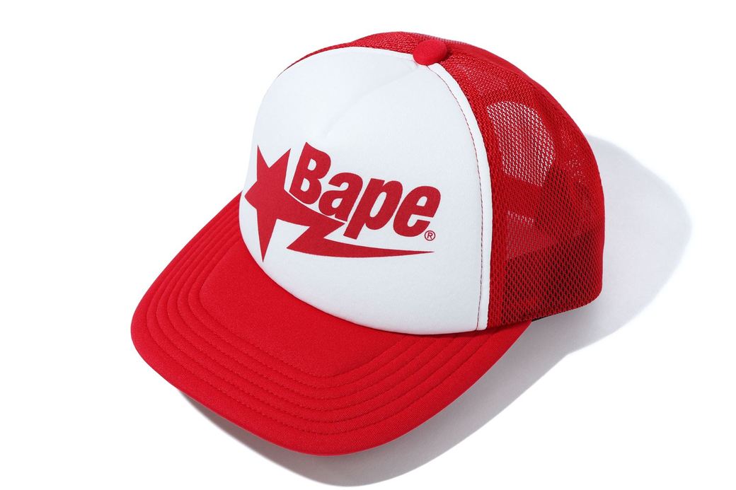 BAPE STA MESH CAP / RED