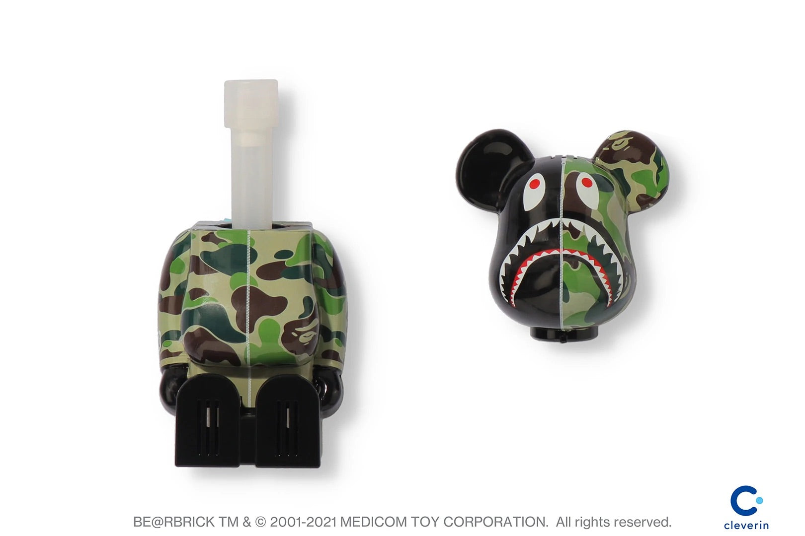 BAPE X CLEVERIN ABC SHARK BE@R – Drip