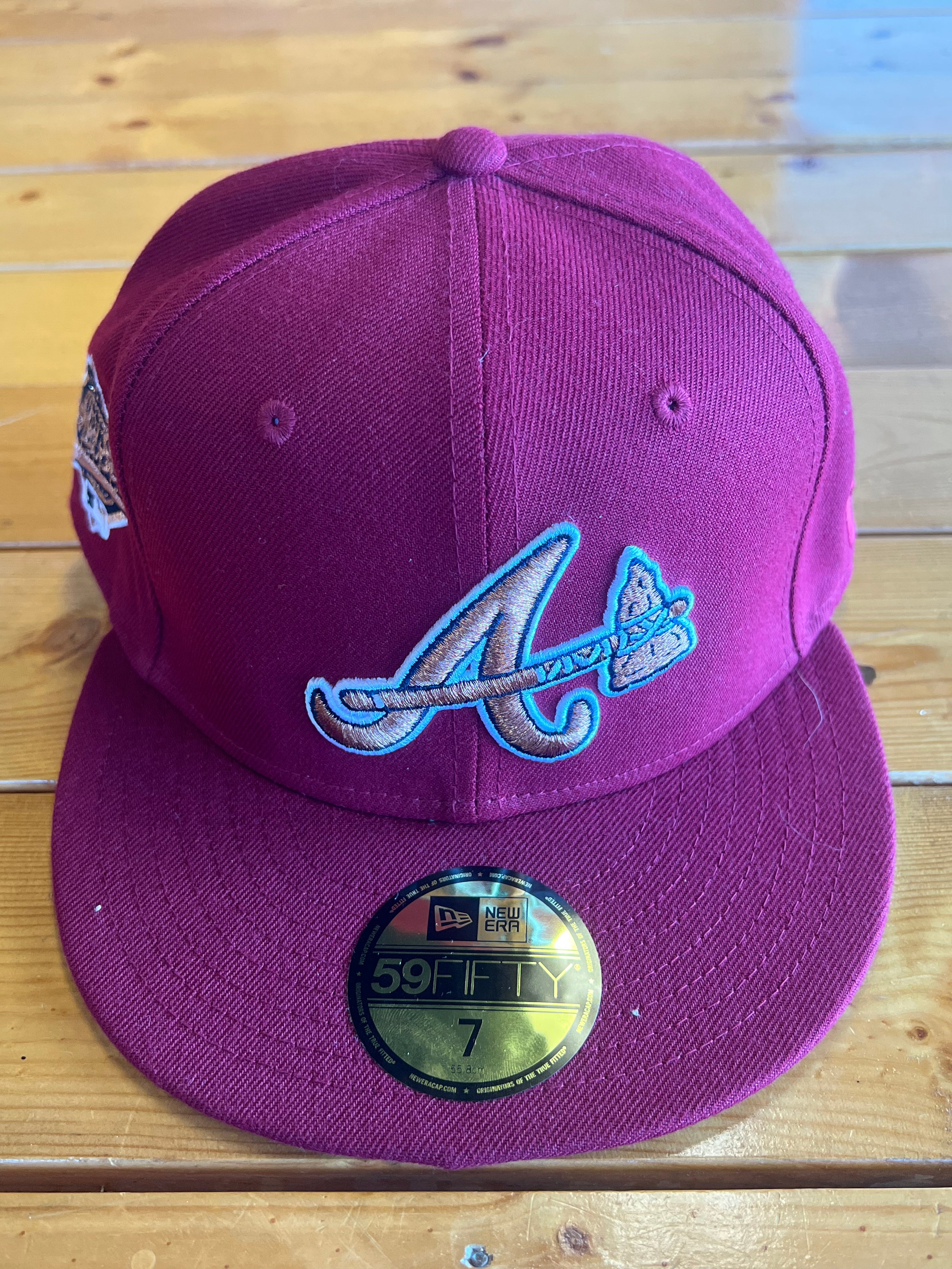 ATLANTA BRAVES CASCADING 1995 WORLD SERIES AKIRA INSPIRED NEW ERA FITT –  SHIPPING DEPT